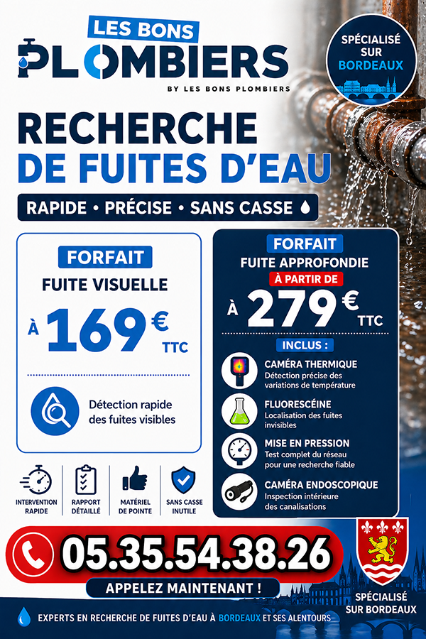 Recherche de Fuite La Teste de Buch