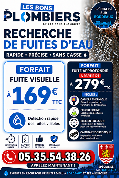 Recherche de Fuite La Teste de Buch